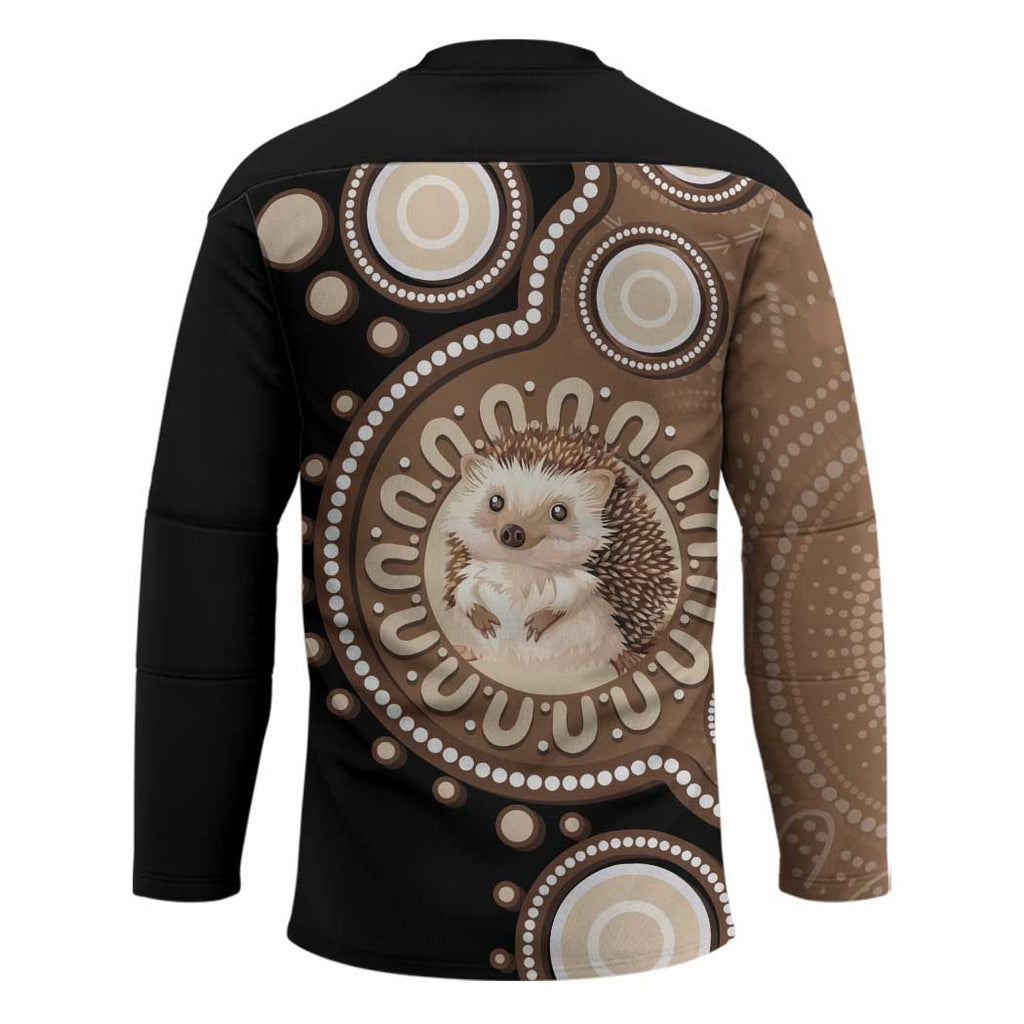 Hedgehog Indigenous Art Australia Hockey Jersey - Aussie Hoodie