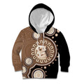 Hedgehog Indigenous Art Australia Kid Hoodie - Aussie Hoodie