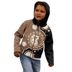 Hedgehog Indigenous Art Australia Kid Hoodie - Aussie Hoodie