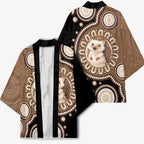 Hedgehog Indigenous Art Australia Kimono - Aussie Hoodie