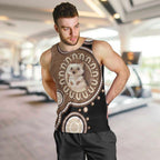 Hedgehog Indigenous Art Australia Men Tank Top - Aussie Hoodie