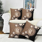 Hedgehog Indigenous Art Australia Pillow Cover - Aussie Hoodie