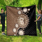 Hedgehog Indigenous Art Australia Quilt - Aussie Hoodie
