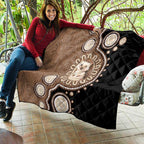 Hedgehog Indigenous Art Australia Quilt - Aussie Hoodie