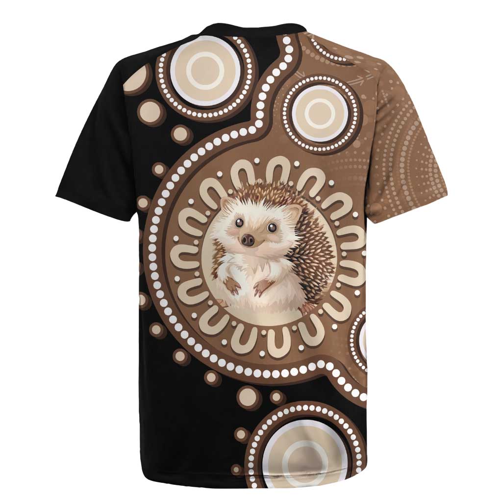 Hedgehog Indigenous Art Australia Rugby Jersey - Aussie Hoodie