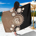 Hedgehog Indigenous Art Australia Sarong - Aussie Hoodie