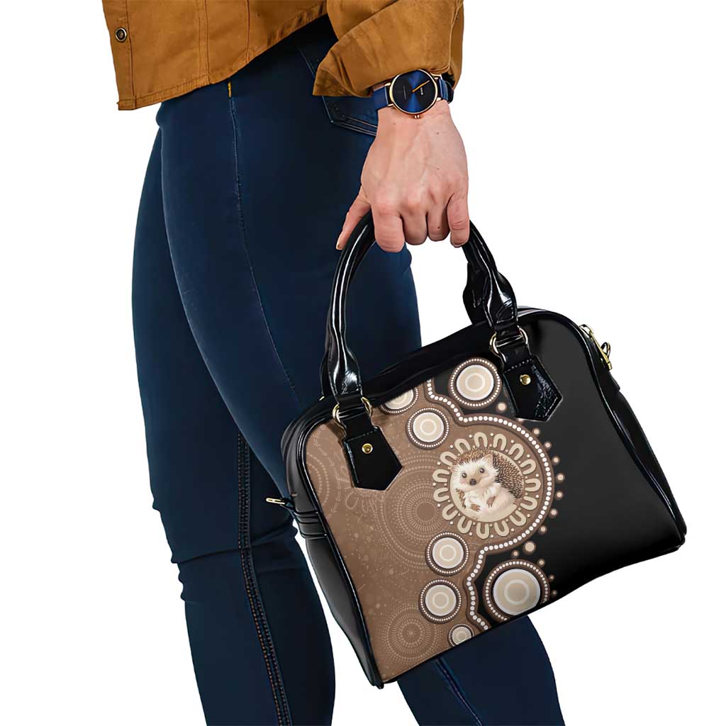 Hedgehog Indigenous Art Australia Shoulder Handbag - Aussie Hoodie
