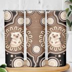Hedgehog Indigenous Art Australia Skinny Tumbler - Aussie Hoodie