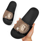 Hedgehog Indigenous Art Australia Slide Sandals - Aussie Hoodie