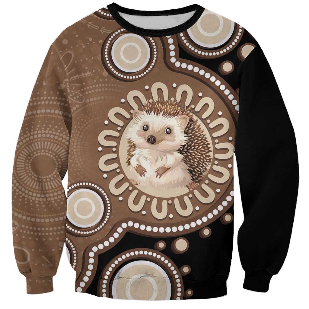 Hedgehog Indigenous Art Australia Sweatshirt - Aussie Hoodie