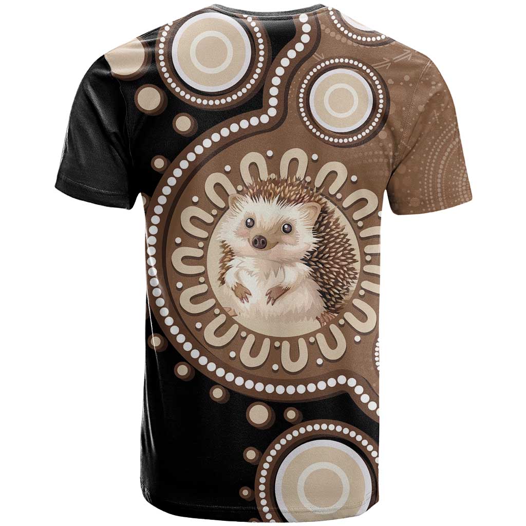Hedgehog Indigenous Art Australia T Shirt - Aussie Hoodie