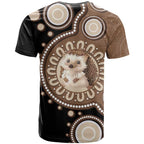 Hedgehog Indigenous Art Australia T Shirt - Aussie Hoodie