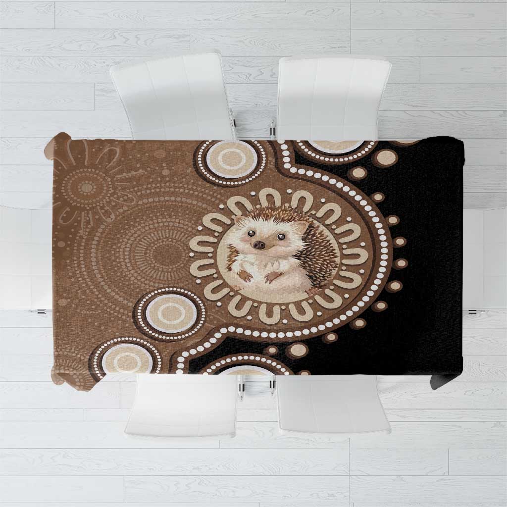 Hedgehog Indigenous Art Australia Tablecloth - Aussie Hoodie