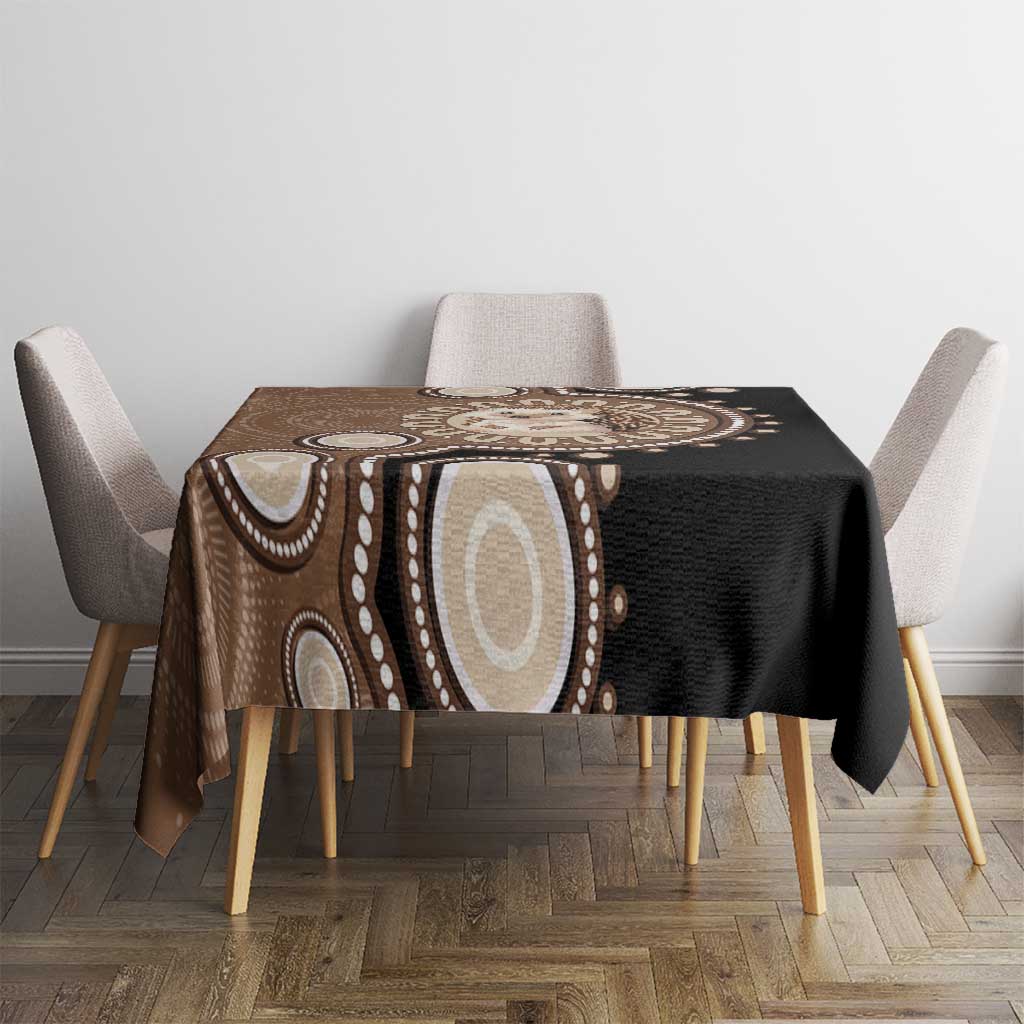 Hedgehog Indigenous Art Australia Tablecloth - Aussie Hoodie