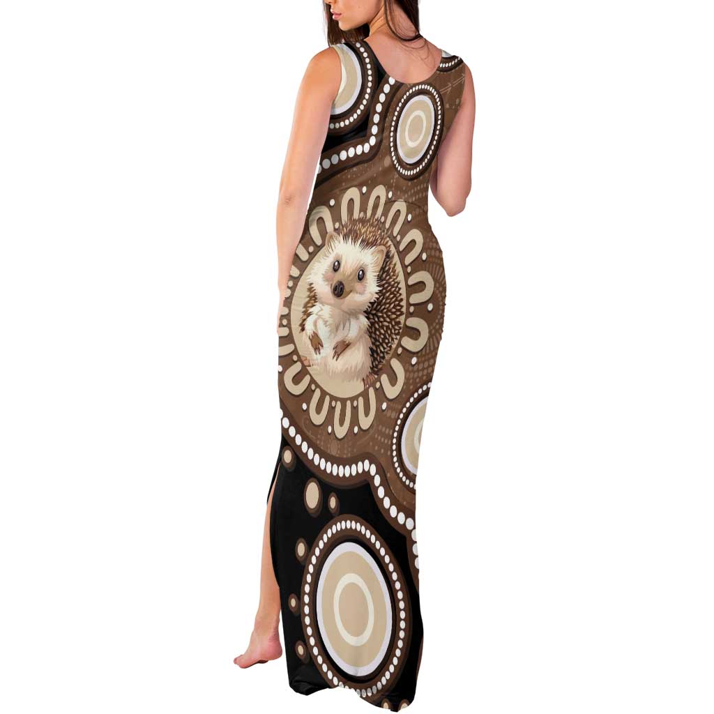 Hedgehog Indigenous Art Australia Tank Maxi Dress - Aussie Hoodie