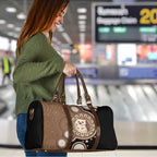 Hedgehog Indigenous Art Australia Travel Bag - Aussie Hoodie
