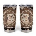 Hedgehog Indigenous Art Australia Tumbler Cup - Aussie Hoodie