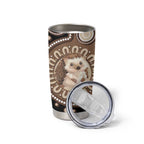 Hedgehog Indigenous Art Australia Tumbler Cup - Aussie Hoodie