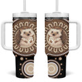 Hedgehog Indigenous Art Australia Tumbler With Handle - Aussie Hoodie