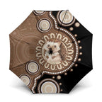 Hedgehog Indigenous Art Australia Umbrella - Aussie Hoodie