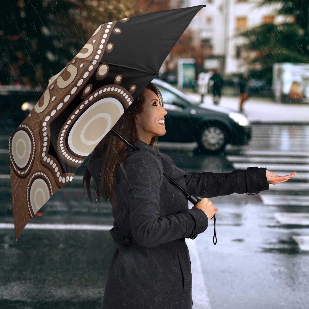 Hedgehog Indigenous Art Australia Umbrella - Aussie Hoodie
