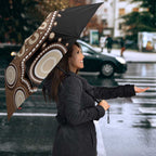 Hedgehog Indigenous Art Australia Umbrella - Aussie Hoodie