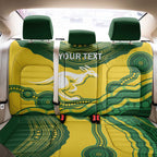 Custom Australia Hockeyroos Back Car Seat Cover Aussie Kangaroo Indigenous Art