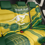 Custom Australia Hockeyroos Back Car Seat Cover Aussie Kangaroo Indigenous Art