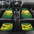 Custom Australia Hockeyroos Car Mats Aussie Kangaroo Indigenous Art