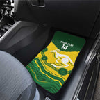 Custom Australia Hockeyroos Car Mats Aussie Kangaroo Indigenous Art