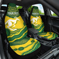 Custom Australia Hockeyroos Car Seat Cover Aussie Kangaroo Indigenous Art