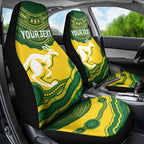 Custom Australia Hockeyroos Car Seat Cover Aussie Kangaroo Indigenous Art