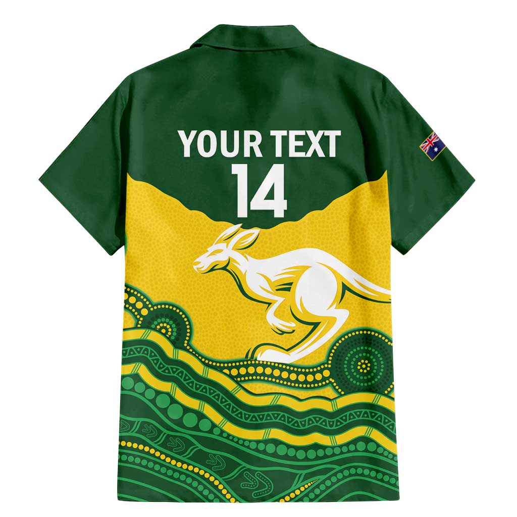 Custom Australia Hockeyroos Family Matching Mermaid Dress and Hawaiian Shirt Aussie Kangaroo Indigenous Art