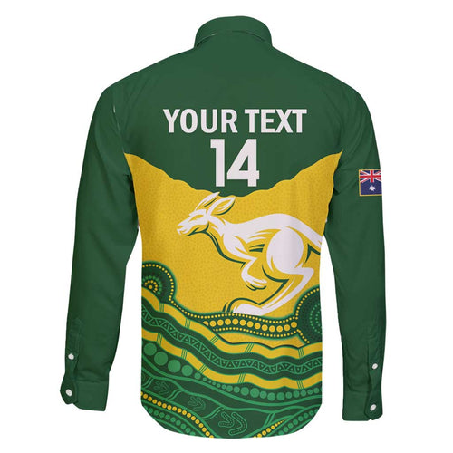 Custom Australia Hockeyroos Family Matching Summer Maxi Dress and Hawaiian Shirt Aussie Kangaroo Indigenous Art
