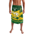 Custom Australia Hockeyroos Lavalava Aussie Kangaroo Indigenous Art