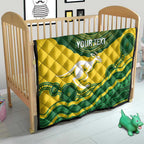 Custom Australia Hockeyroos Quilt Aussie Kangaroo Indigenous Art