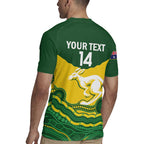 Custom Australia Hockeyroos Rugby Jersey Aussie Kangaroo Indigenous Art