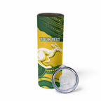 Personalised Australia Hockeyroos Skinny Tumbler Aussie Kangaroo Indigenous Art