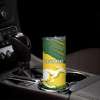 Personalised Australia Hockeyroos Skinny Tumbler Aussie Kangaroo Indigenous Art