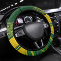 Australia Hockeyroos Steering Wheel Cover Aussie Kangaroo Indigenous Art