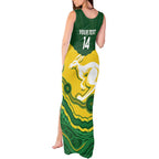 Custom Australia Hockeyroos Tank Maxi Dress Aussie Kangaroo Indigenous Art
