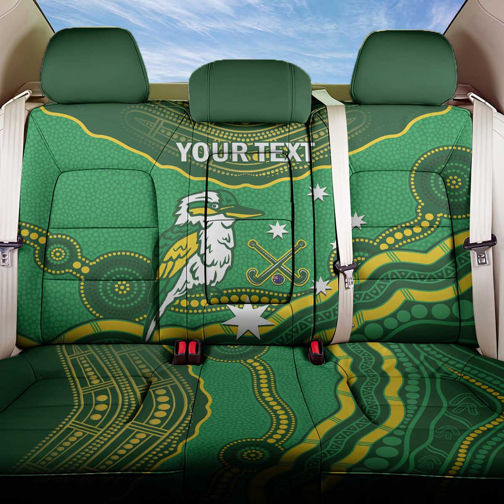 Custom Australia Kookaburras Back Car Seat Cover Indigenous Art