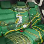 Custom Australia Kookaburras Back Car Seat Cover Indigenous Art