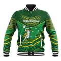 Custom Australia Kookaburras Baseball Jacket Indigenous Art