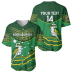 Custom Australia Kookaburras Baseball Jersey Indigenous Art