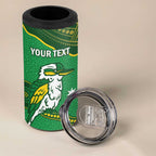 Personalised Australia Kookaburras 4 in 1 Can Cooler Tumbler Indigenous Art
