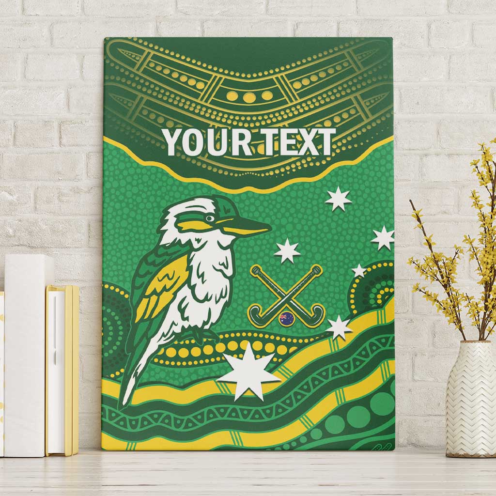 Custom Australia Kookaburras Canvas Wall Art Indigenous Art