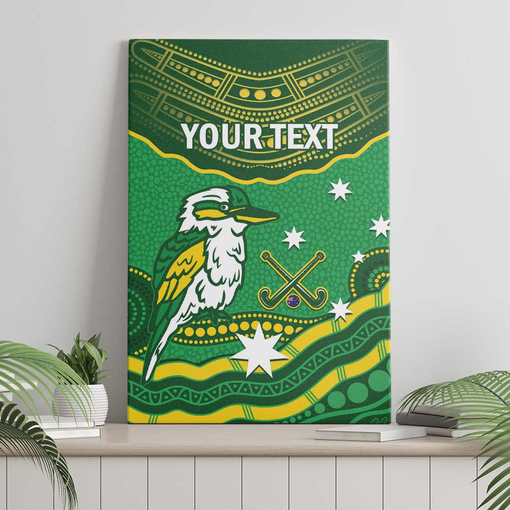 Custom Australia Kookaburras Canvas Wall Art Indigenous Art