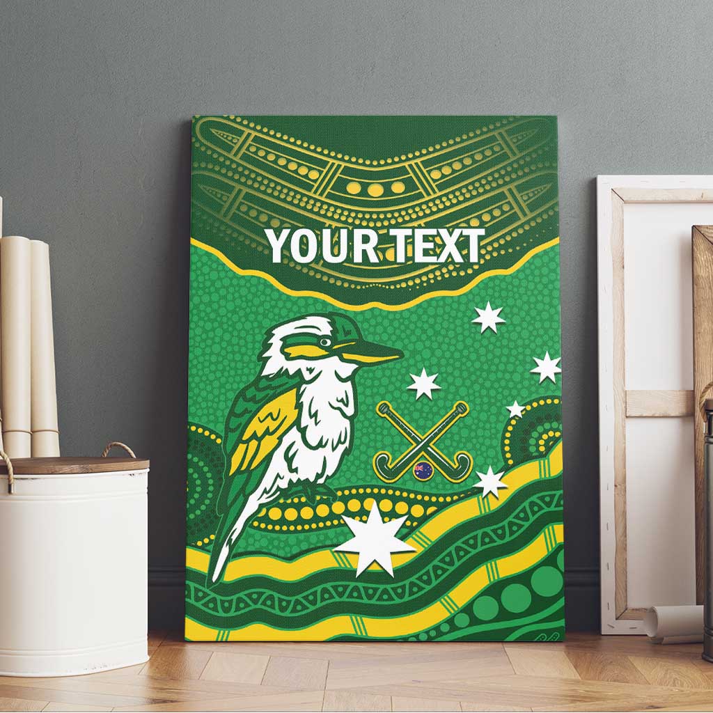 Custom Australia Kookaburras Canvas Wall Art Indigenous Art