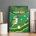 Custom Australia Kookaburras Canvas Wall Art Indigenous Art